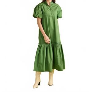 NEW DOUBLE A carly dress in boxwood
